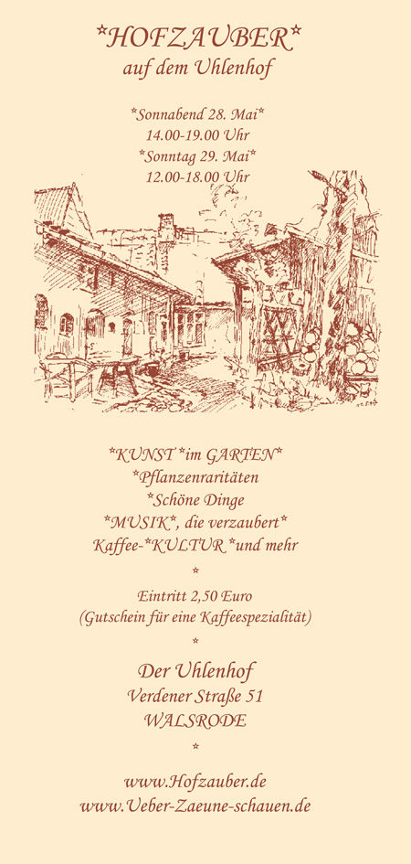 Hofzauber Flyer